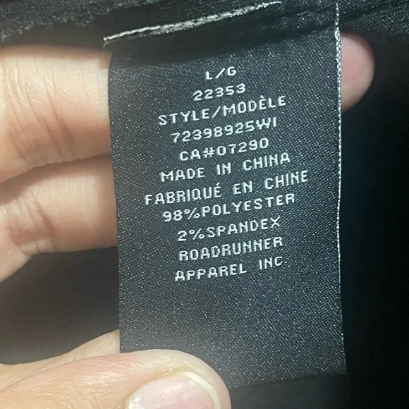 SUKO Jeans Black Moto Jacket Women's Size Large - Picture 7 of 9